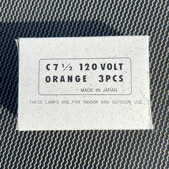 Christmas Vintage Sterling 3 Light Plastic Candolier in Original Box- Works - Picture 7 of 14